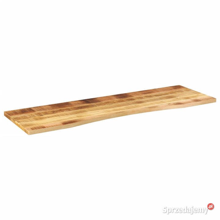 Blat biurka z wycięciem 160x50x25 surowe drewno Blaty mazowieckie Warszawa sprzedam