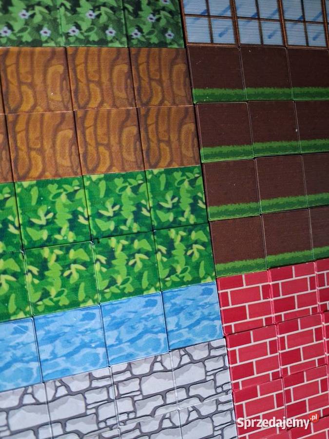 Klocki Minecraft 100 magnetyczne nowe