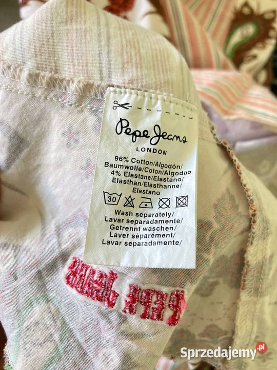 Nowa midi sukienka Pepe Jeans bawełna wzory S Odzież damska podkarpackie