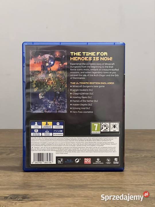 Gra Minecraft Dungeons Ultimate Edition 4 przygodowe Chorzów