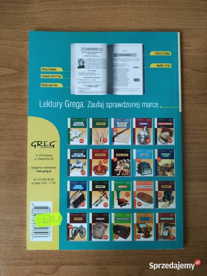 Sprzedam książkę Giaur Przasnysz