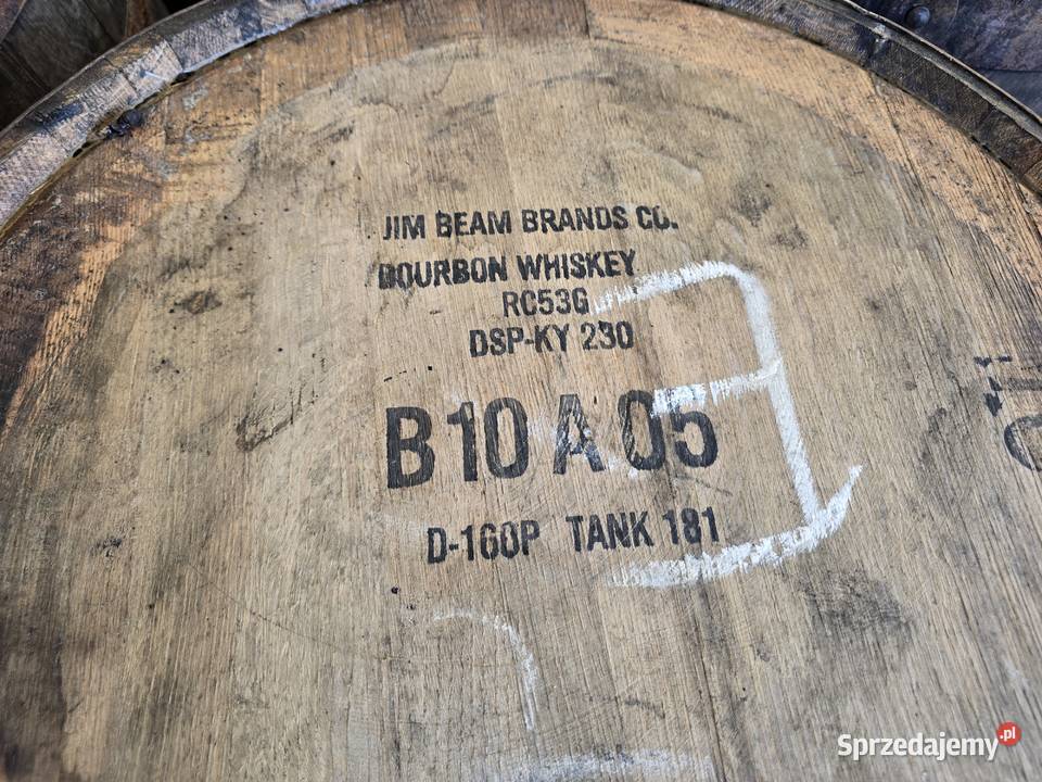 Ozdobne beczki dębowe 200L Whiskey ogród dom Pozostałe sprzedam