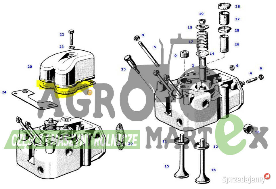 F238200210061 F238200210060 USZCZELKA POKRYWY Wichrów sprzedam