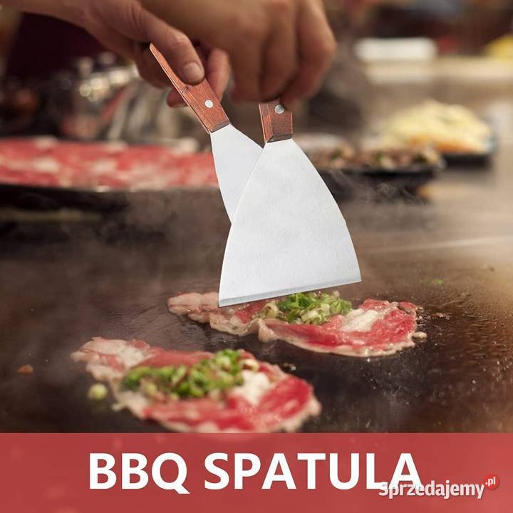 Szpatułki 3 do grilla ze stali nierdzewnej Zamość
