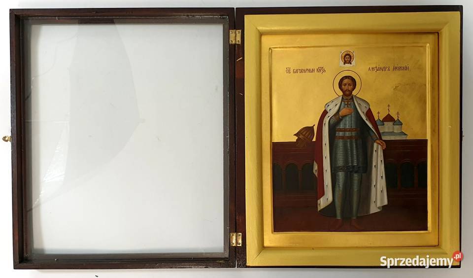Ikona Święty Aleksander Newski 047 Warszawa