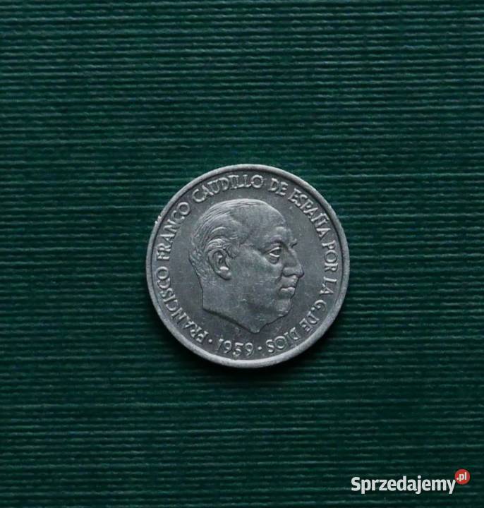 HISZPANIA 10 centymów 1959r Antyki, Sztuka, Kolekcje śląskie Gliwice