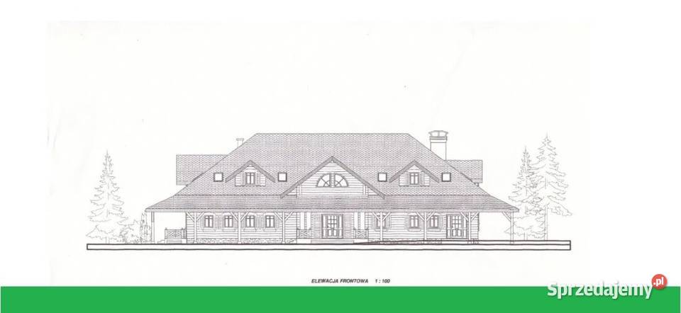 Projekt KARCZMY 900m2 hotel restauracja dom