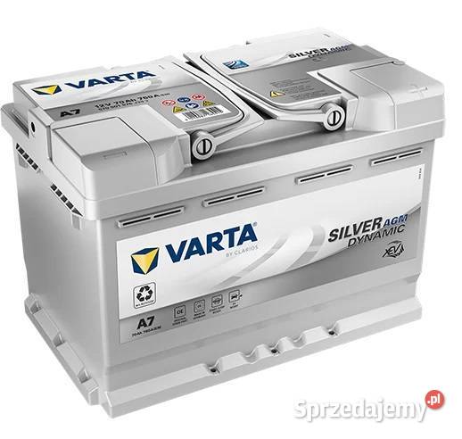 Akumulator VARTA AGM STARTSTOP A7 70Ah 760A Akumulatory Tczew