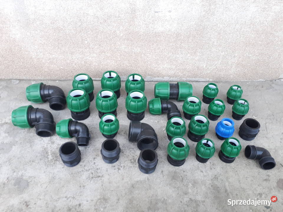 Złączka skręcana kolanko PE 32 40 50 mm Stara Rokitnia