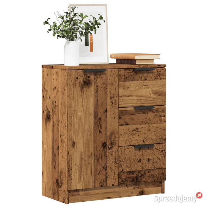 Szafka stare drewno 60x30x70 materiał Pozostałe mazowieckie Warszawa