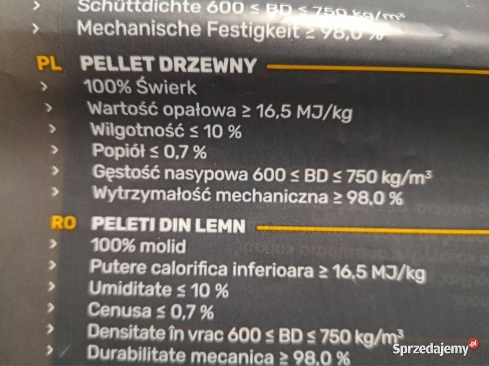 Pellet drzewny dostępny ręki Super Błonie sprzedam