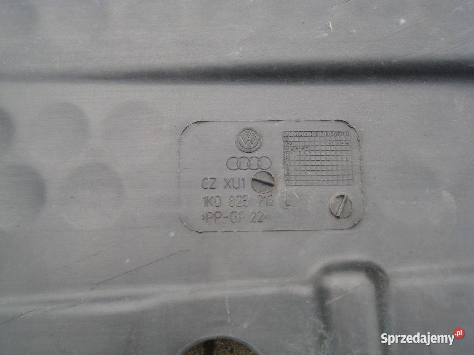 vw touran 0309r osłona podłogi prawa 1k0825212l osobowe Rakoniewice