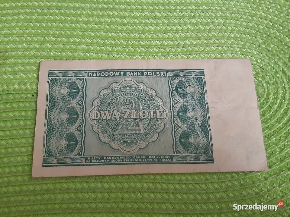 banknot polski 2 złoty z 1946r Numizmatyka Łomża