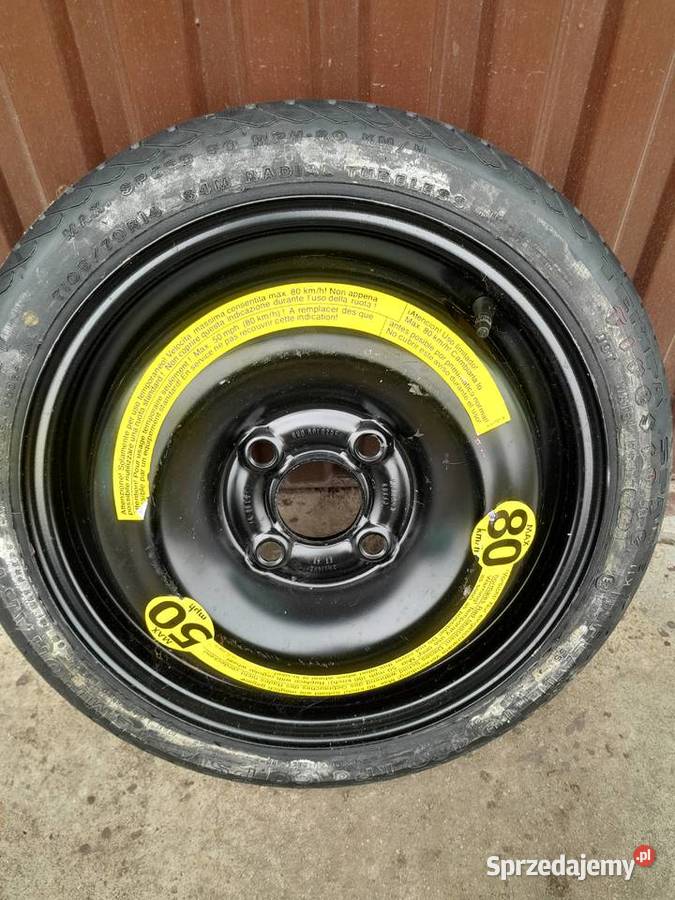 Koło dojazdowe vw polo 10570R14 podkarpackie Nowa Sarzyna