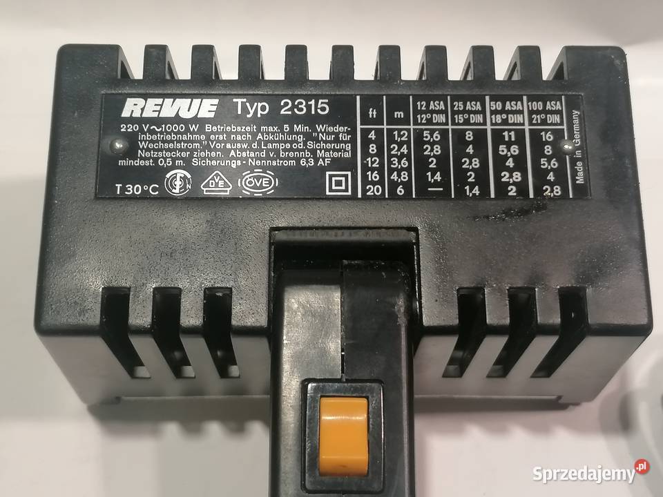 lampa fotograficzna studyjna niemiecka Revue2315 Piotrków Trybunalski