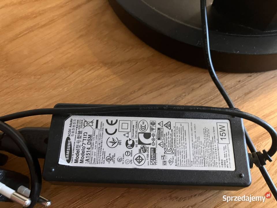 Monitor Samsung S19C150F 19 zasilacz 15W