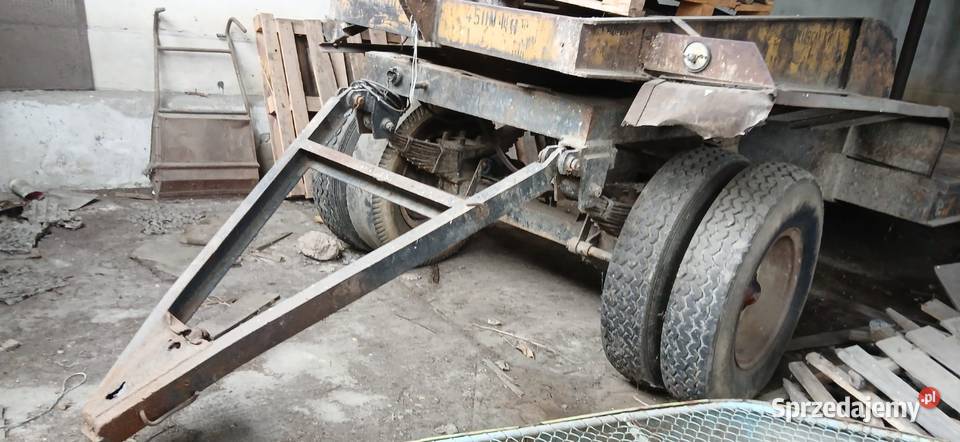 Przyczepa Pom Śrem TO 35 niskopodwoziowa laweta sprzedam