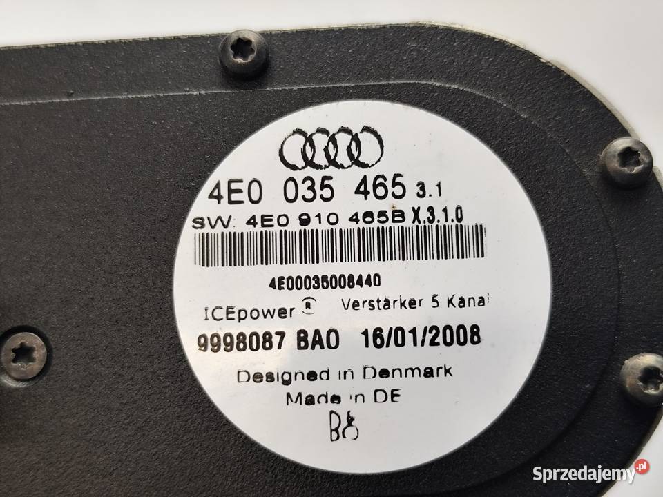 Audi A8 S8 D3 Wzmacniacz Audio Bang Olufsen Bao