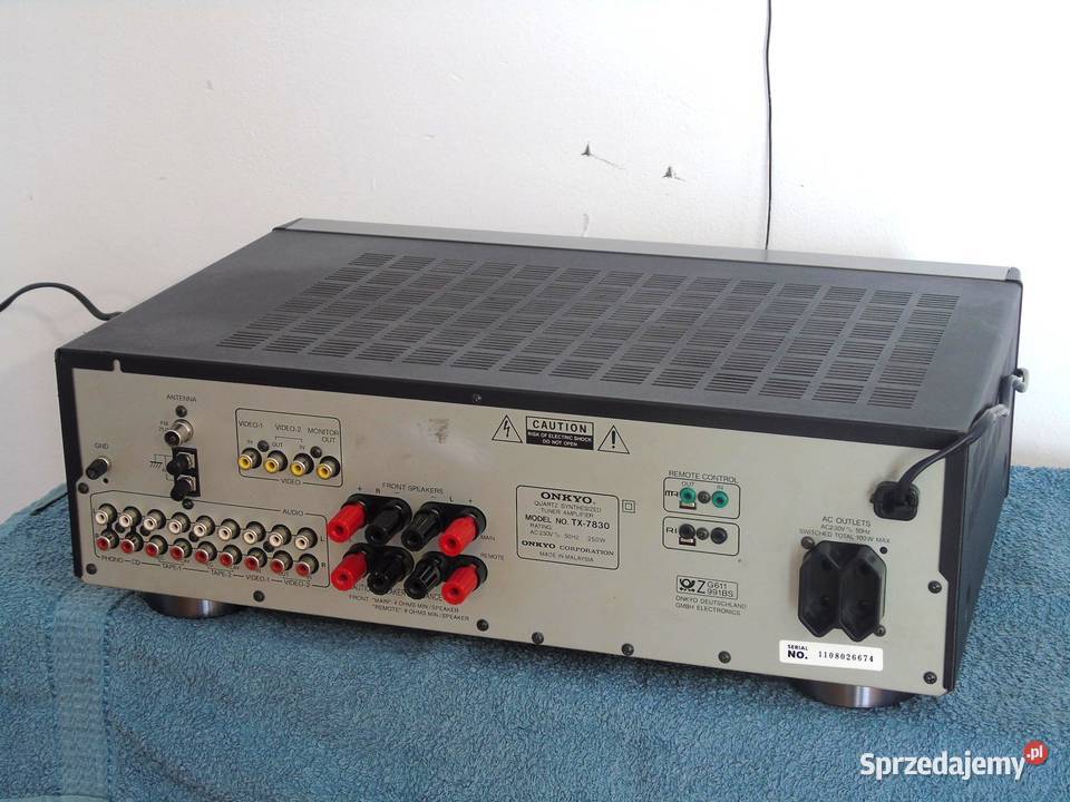 Amplituner Onkyo TX7830 sprawny świetne stereo Jasło