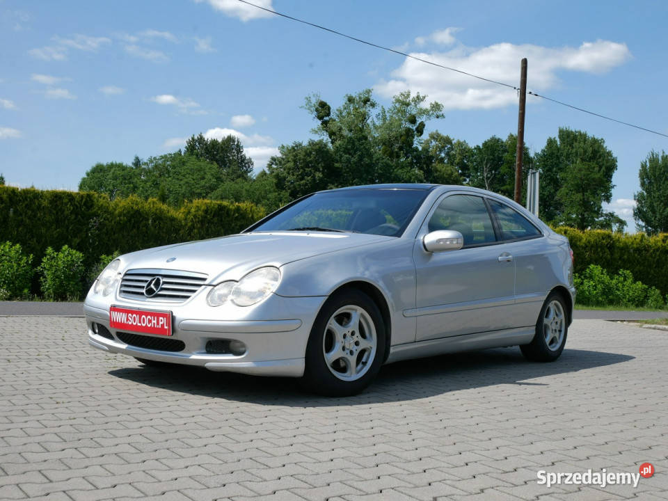 Mercedes C 180 18 129 Coupe Panorama Bogata Sportowy / Coupe Mercedes-Benz Goczałkowice-Zdrój