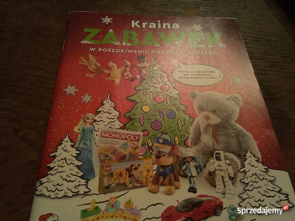 Kraina zabawek z naklejkami i kolorowankami Warszawa