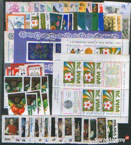 Rocznik znaczków kas 1974 Gliwice sprzedam