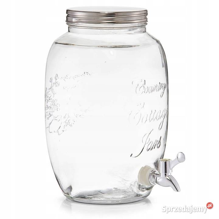 ZELLER szklany słoik na NAPOJE Zamość