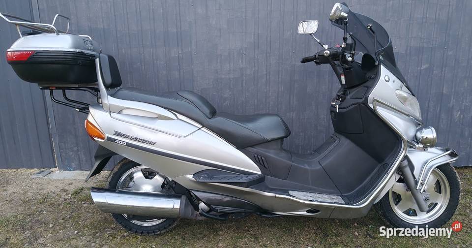 Suzuki Burgman 400 AN400 MAKSYMALNIE DOPOSAŻONY benzyna Dębica sprzedam