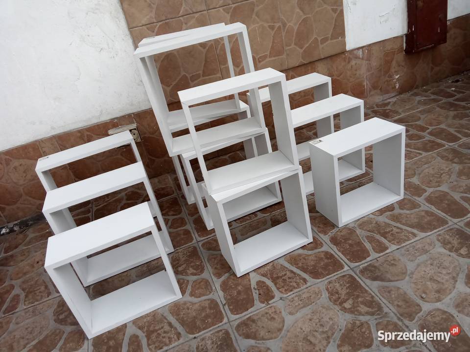 Sprzedam Komplet Półeczek Kolor Biały Okazja kujawsko-pomorskie Golub-Dobrzyń