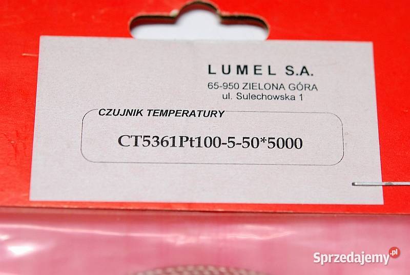 Miernik temperatury 50150 stC z czujnikiem LUMEL małopolskie Gorlice