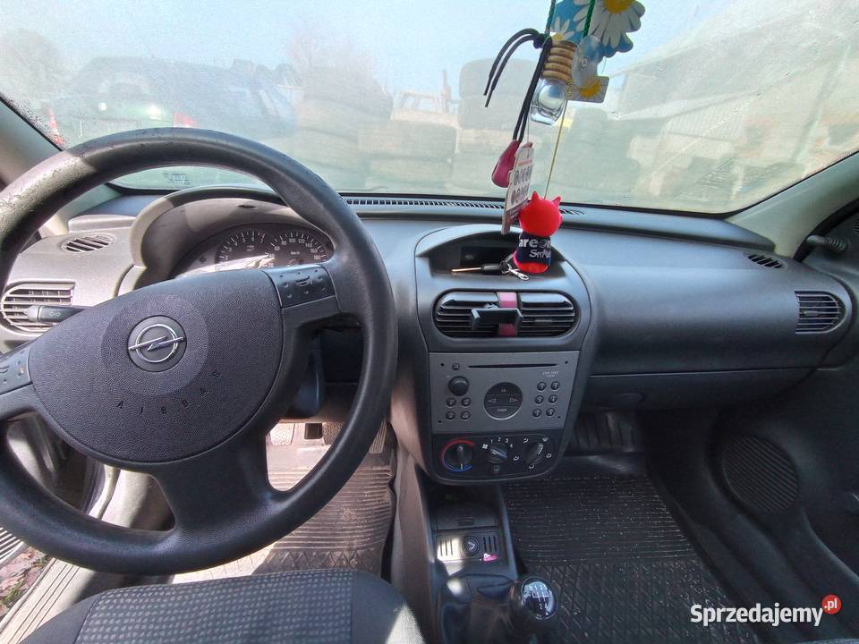 Opel Corsa 10 Benzyna 44 kW 2005 r dawca części osobowe Samochody na części Szklarka Myślniewska