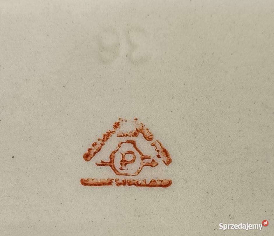 Porcelit Pruszków Dwa duże półmiski do Brwinów