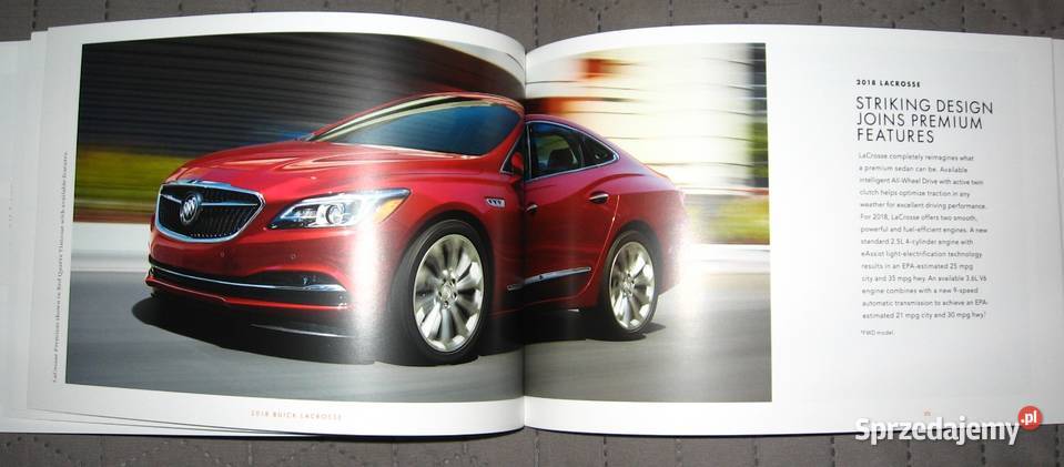 Buick 2018 prospekt katalog Pozostałe Kępice