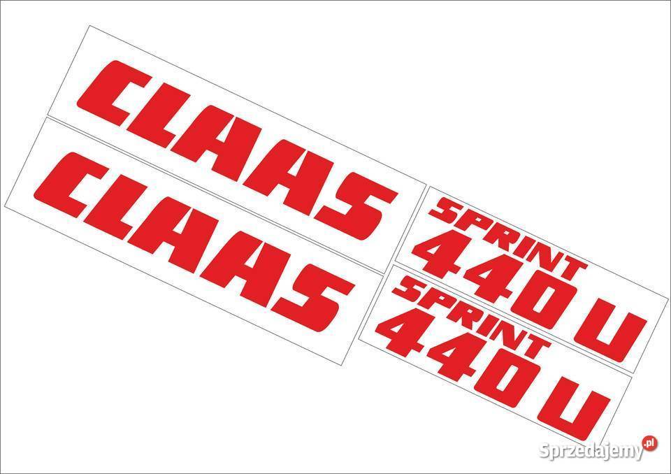 naklejki claas sprint 440 u Jeżewo