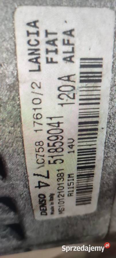 alternator denso 51859041 fiat punto Katowice