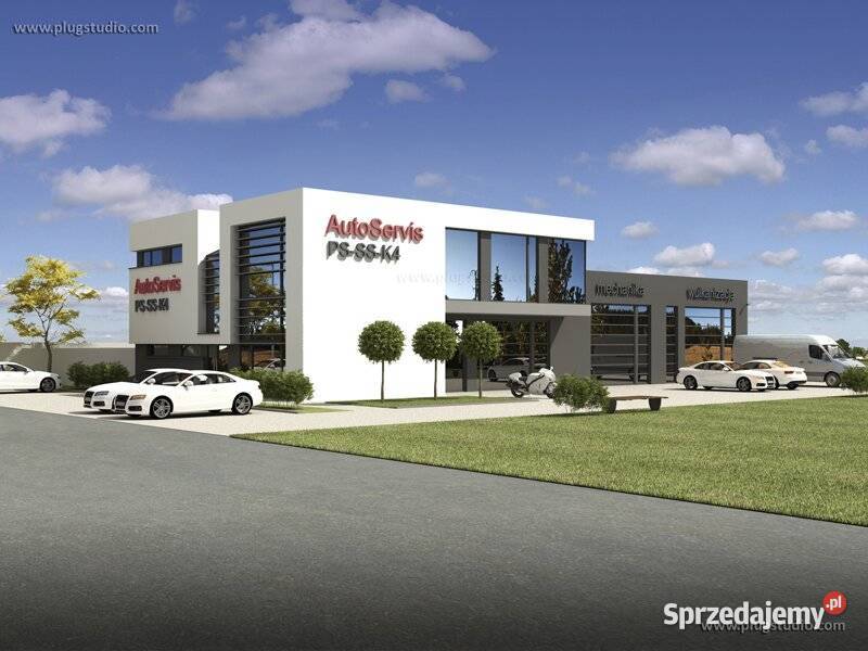 Projekt warsztatu z adaptacją do działki Katowice sprzedam