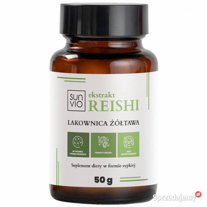 SunVio Ekstrakt z Reishi 50g Pozostałe podkarpackie Brzozów sprzedam