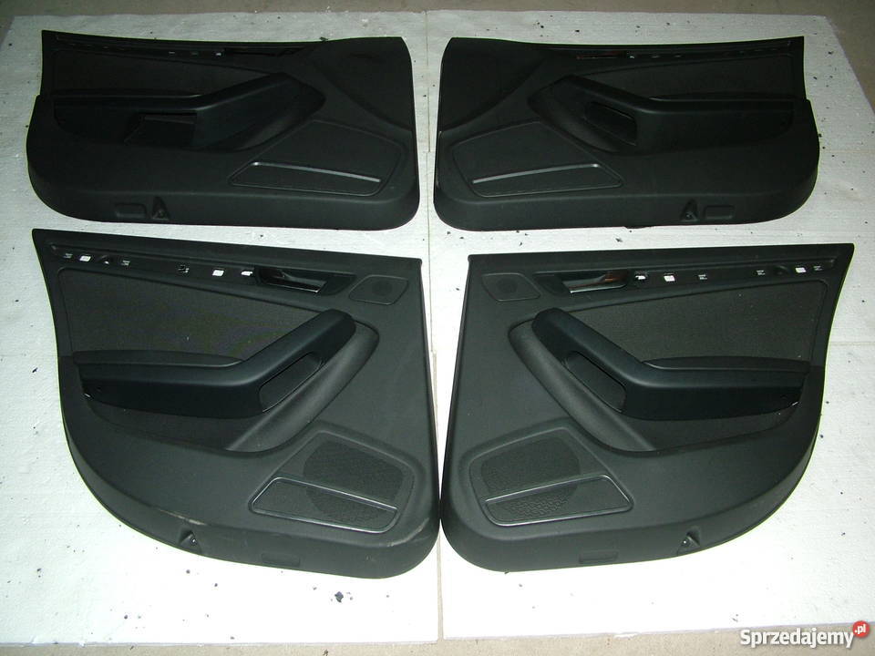 AUDI A4 B8 Tapicerka drzwi tył lewa prawa tapicerki samochodowe wielkopolskie