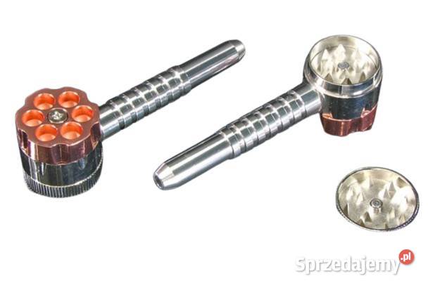 SrebrnoMiedziany Młynek Metalowy z Cygarniczką Pozostałe