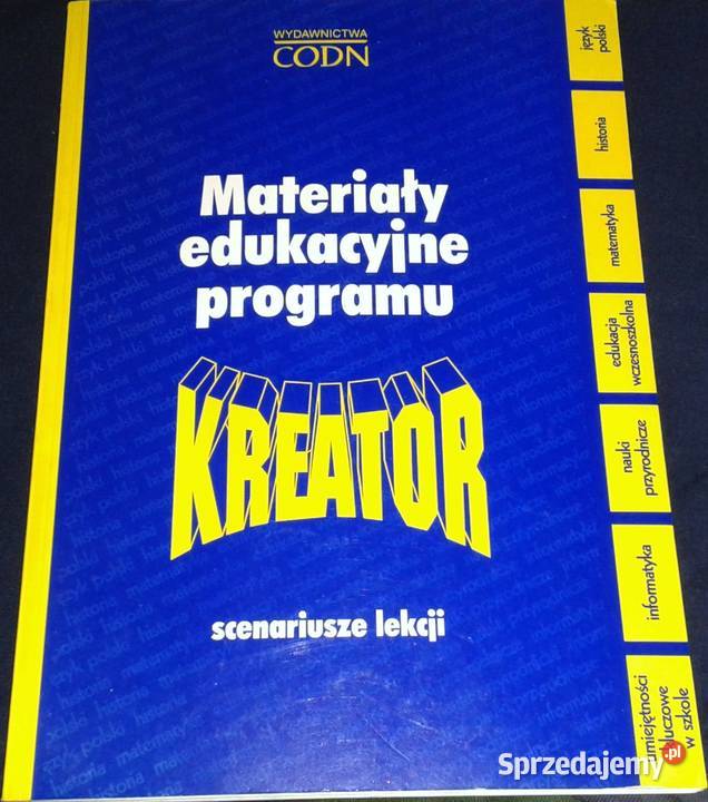 Materiały edukacyjne programu Kreator Tomasz