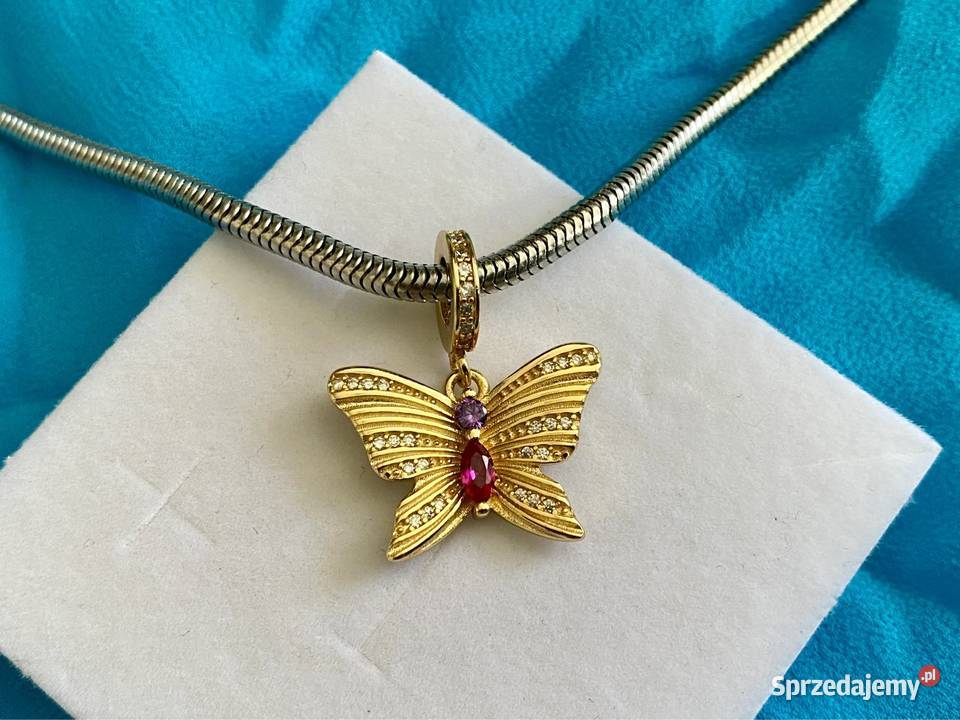 nowa pozłacana zawieszka charms beads potężny Gdynia sprzedam