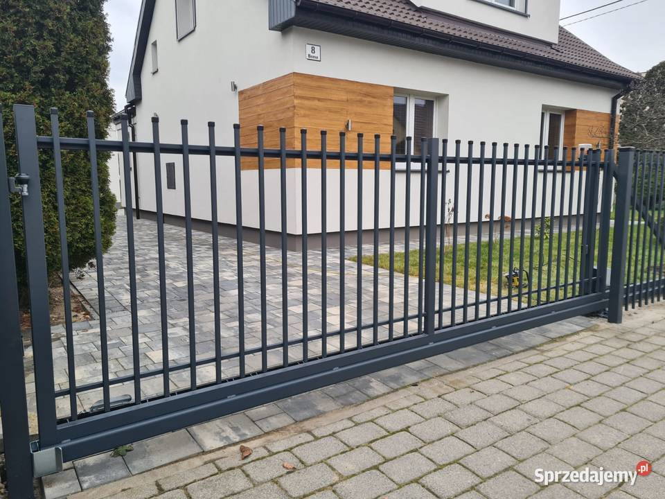 Brama przesuwna 400x150 KING bramy ogrodzenia wielkopolskie Ostrów Wielkopolski