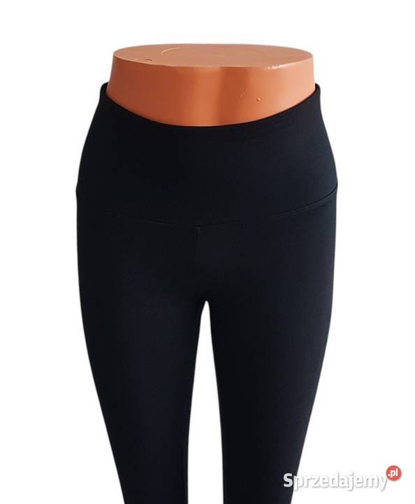 Damskie sportowe spodnie legginsy czarne Daily czarny Spodnie Chrzanów