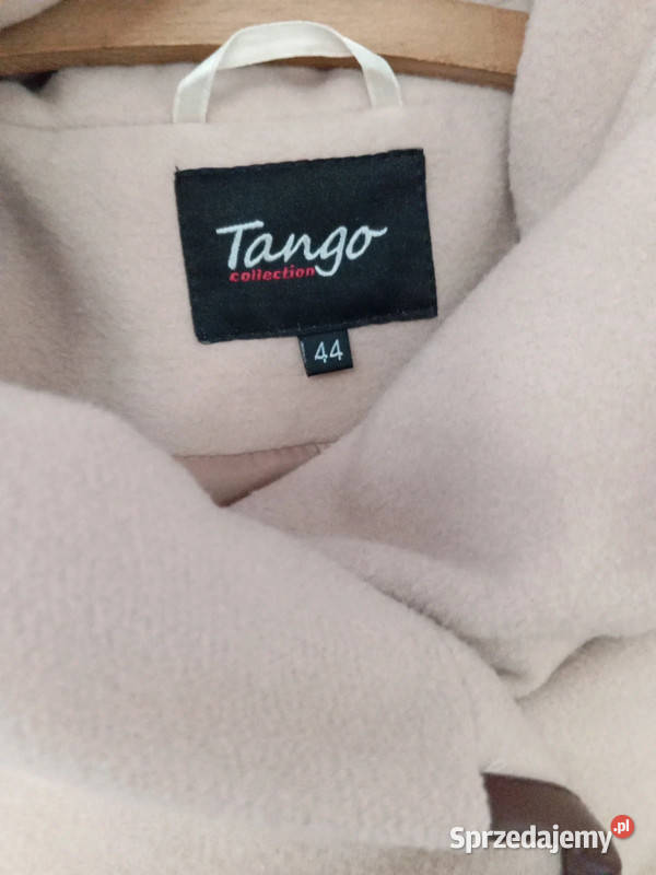 Płaszcz Damski Beżowy Wełna Tango 4244 Elegancki Bydgoszcz