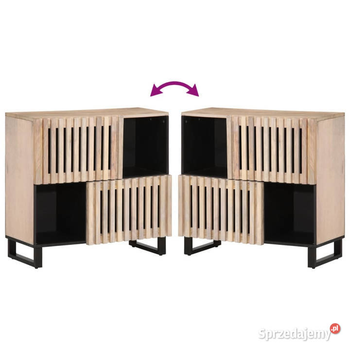 Szafka 80x34x75 lite drewno mango WM377572 Warszawa