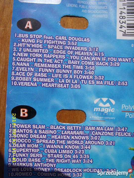 DANCE kaseta POPCORN HITS VOL 4 i 5 2 kasety Płyty i kasety Wołów