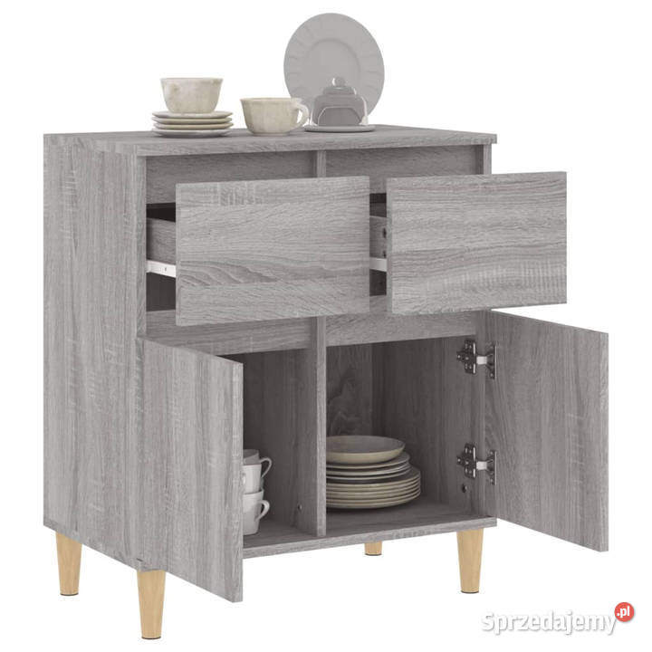 Komoda szary dąb sonoma 60x35x70 materiał Warszawa