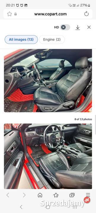 Ford Mustang GT 50 cabrio automat skóry automatyczna