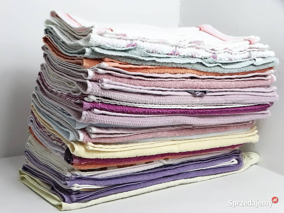 Zestaw 25 ręczników bawełnianych 95x45 Biłgoraj sprzedam