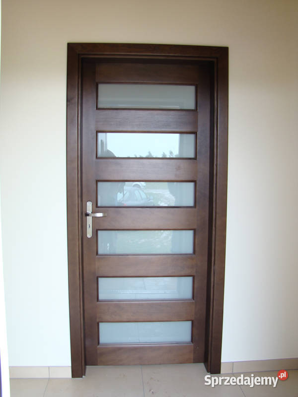 Drzwi wewnętrzne drewniane sosnowe jesionowe Ropczyce